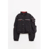 MARTINE ROSE BLACK BUMBAG JACKET